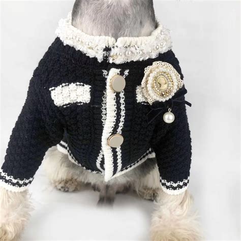 designer dog clothes chanel|purrfect chanel dog.